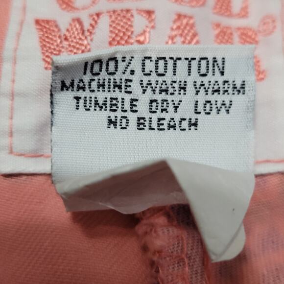 Vintage Pink Cotton High Rise Pants Size Medium - Picture 4 of 4